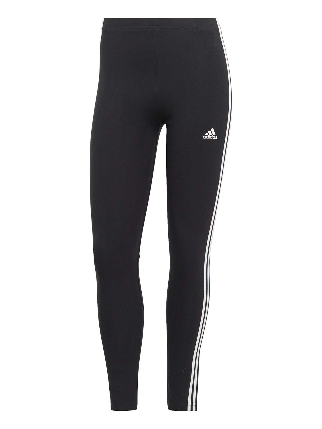 

Тайтсы Adidas Sportswear Essentials 3-Stripes High-Waisted Single, черный