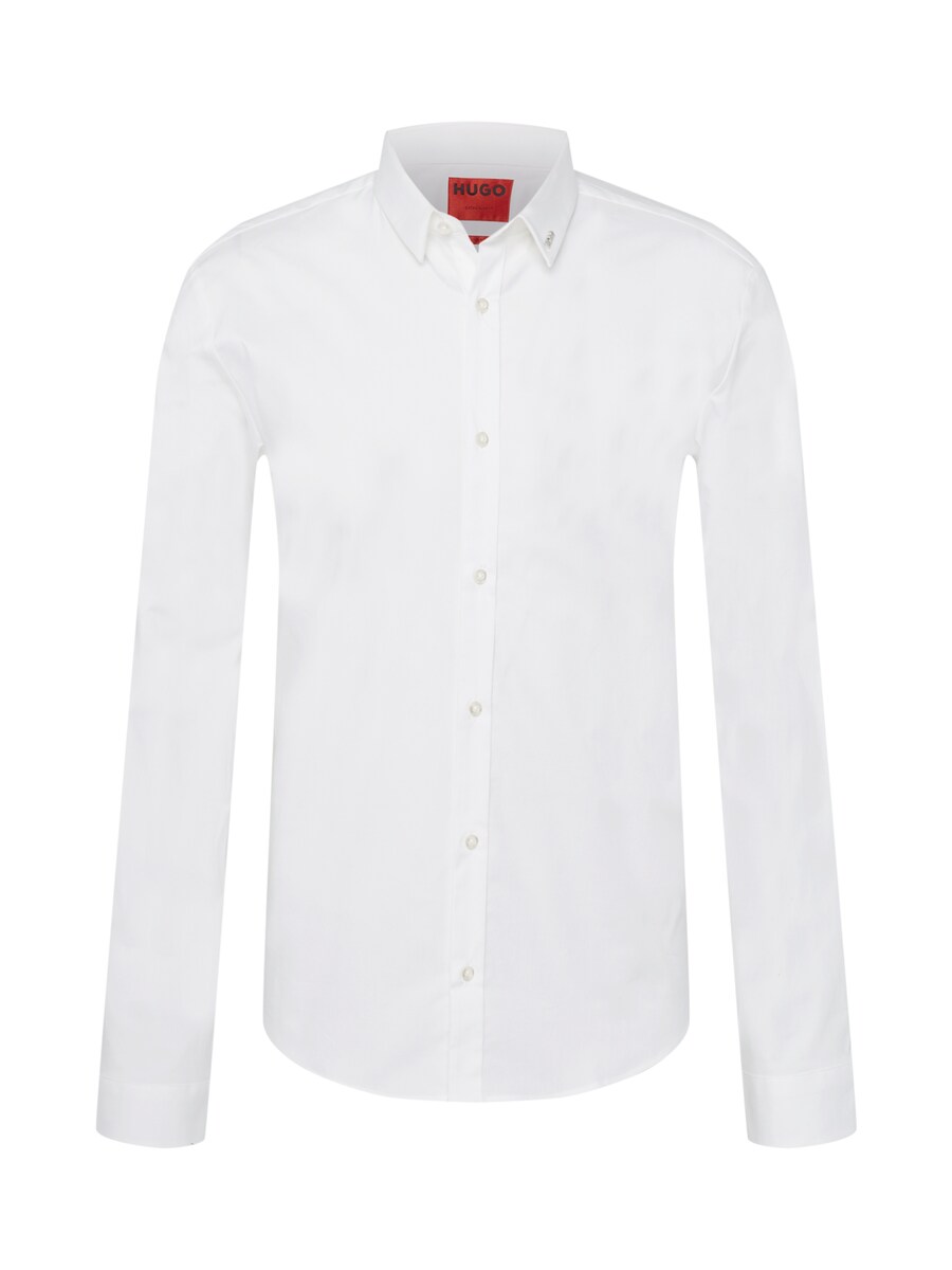 

Рубашка на пуговицах классического кроя HUGO Ero, White