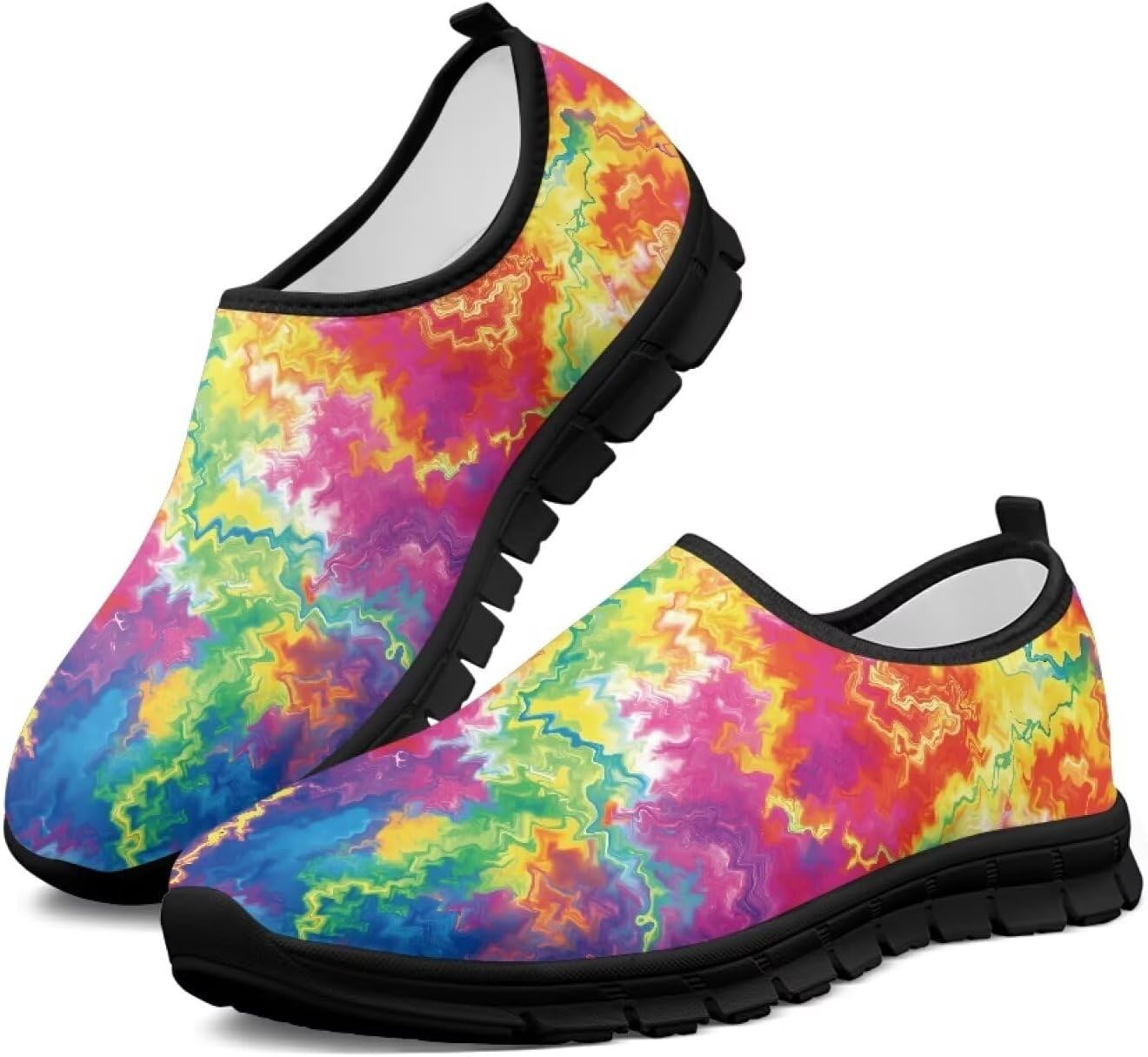 

Кроссовки Hresuewn для мужчин, удобные, дышащие, легкие, повседневные и вечерние туфли для мужчин, комфортная обувь для ходьбы, Tie-dye