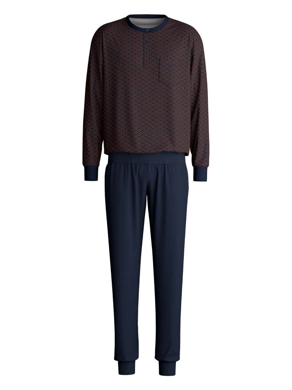 

Пижама с геометрическим принтом CALIDA, синий