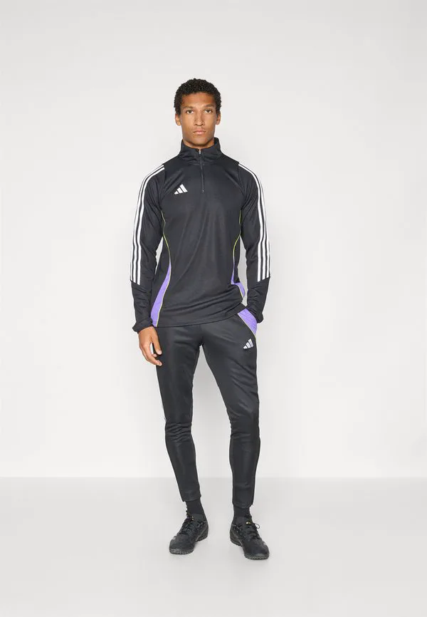 Спортивные брюки squadra стандартного кроя Adidas Performance, Black/Purple Rush — фото 2