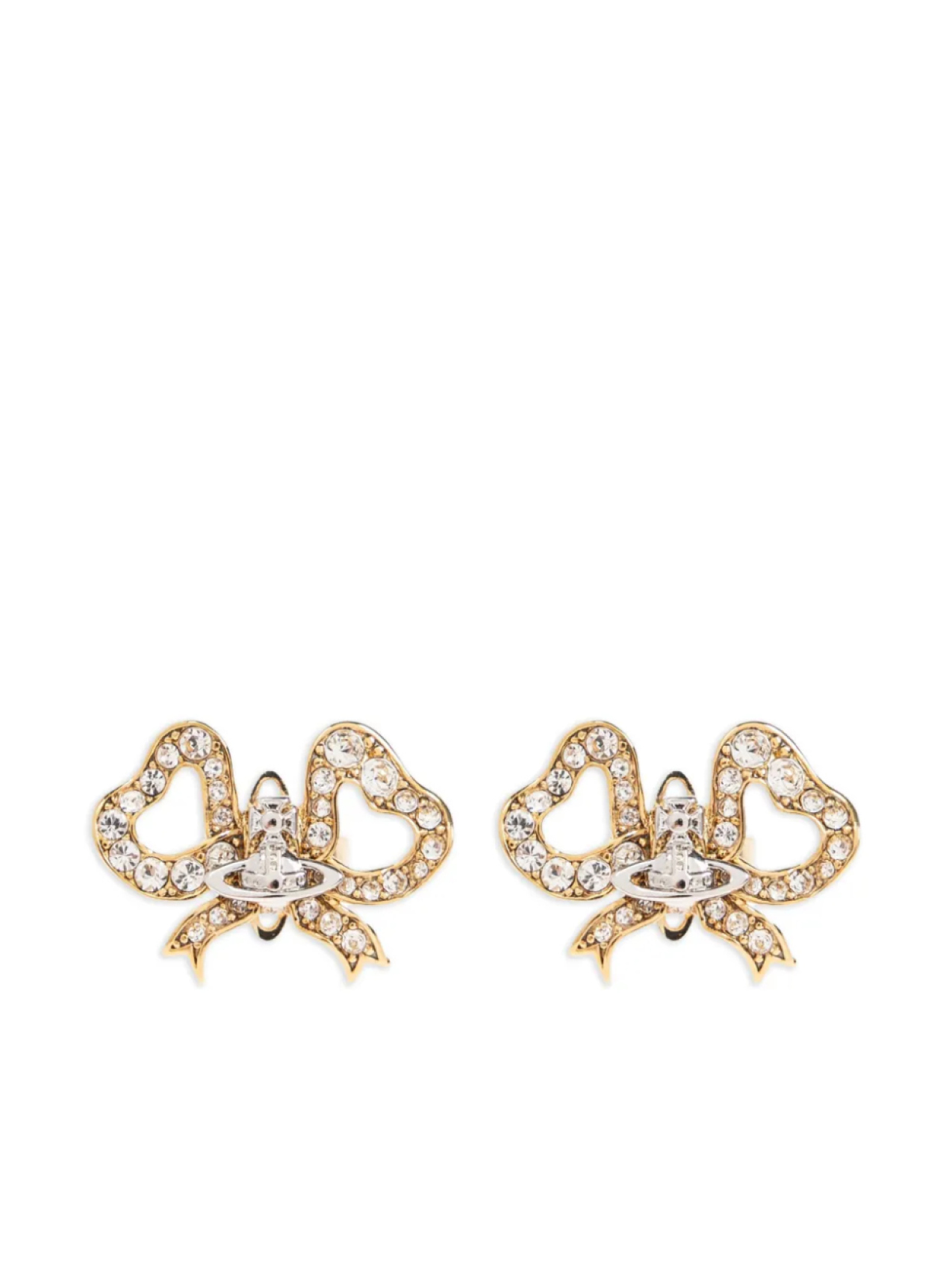

Серьги с кристаллами в форме шара Vivienne Westwood, золотой