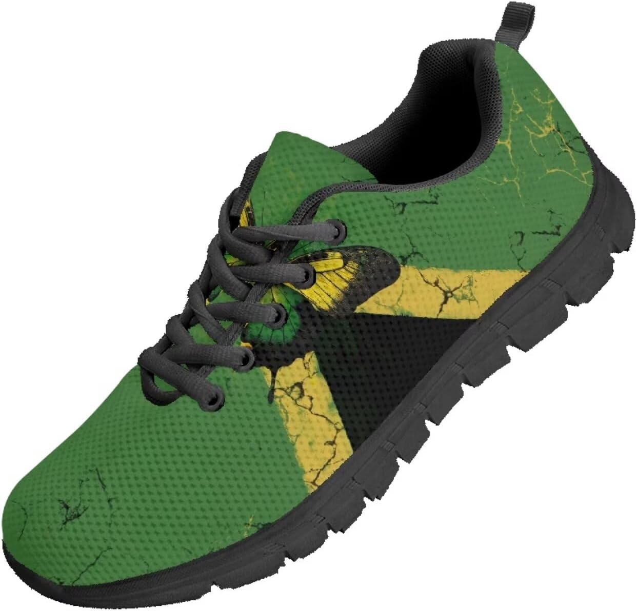 

Мужские кроссовки Funnydude Funny Print для прогулок, осенние, дышащие, с сеткой, легкие и удобные, Jamaican Butterfly