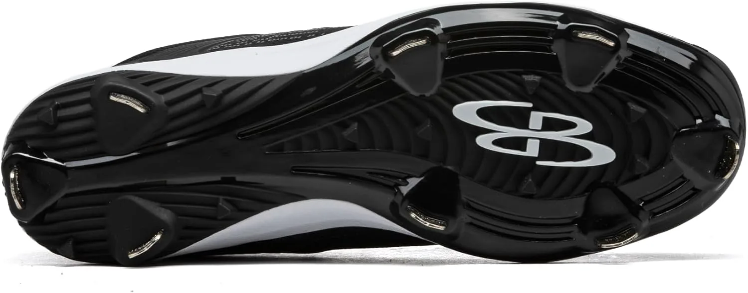 Boombah Viper Pureknit Мужские металлические бутсы - Статус - Разнообразие цветов - Разные размеры, черный — фото 2