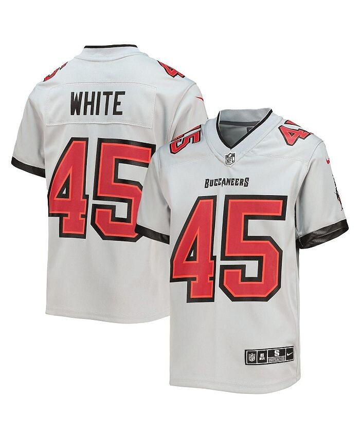 

Джерси команды Big Boys Devin White Grey Tampa Bay Buccaneers в перевернутом виде Nike, серый