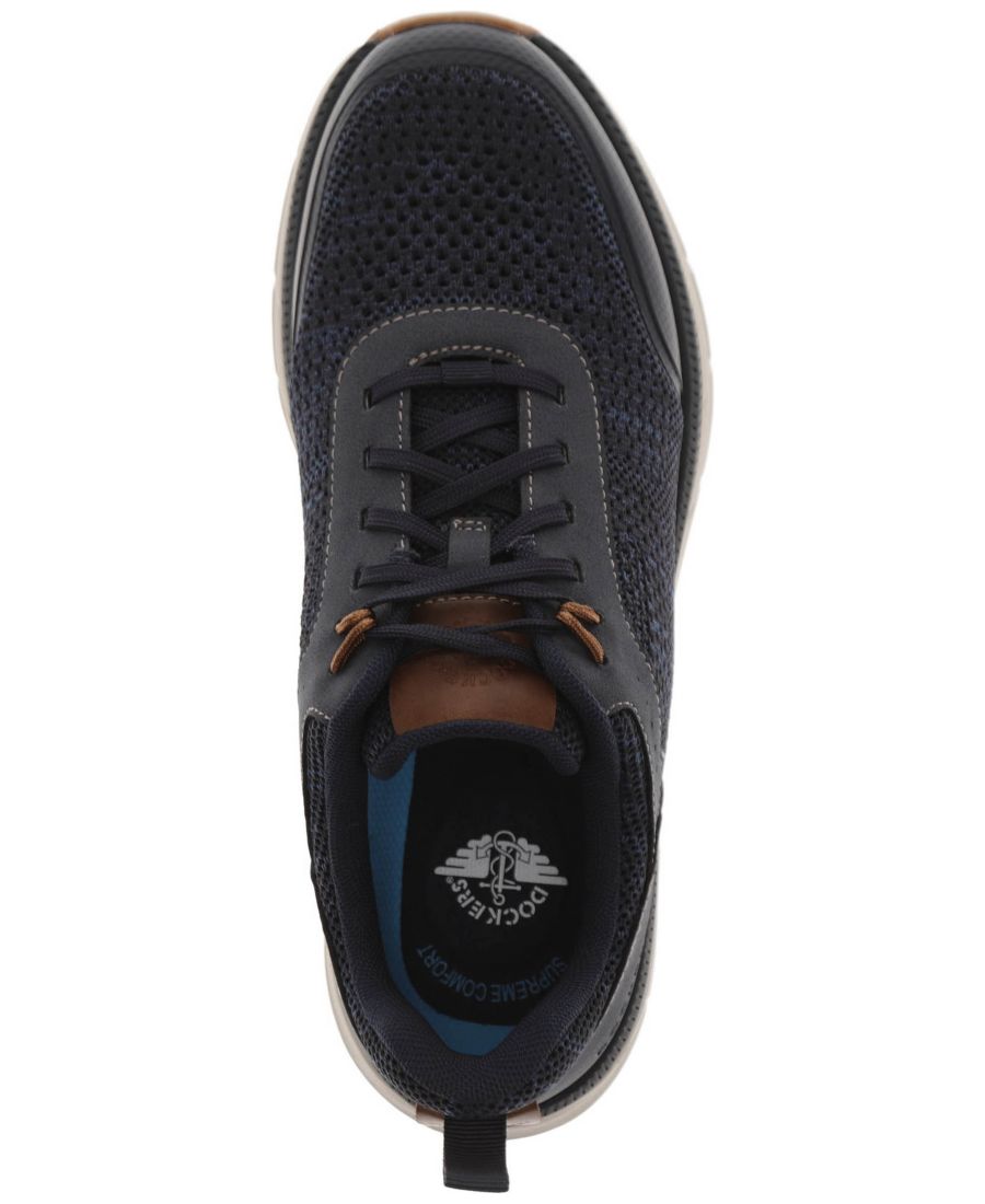 Мужские кроссовки GO-4-IT Active Rebound Knit на шнуровке Dockers, Navy — фото 4