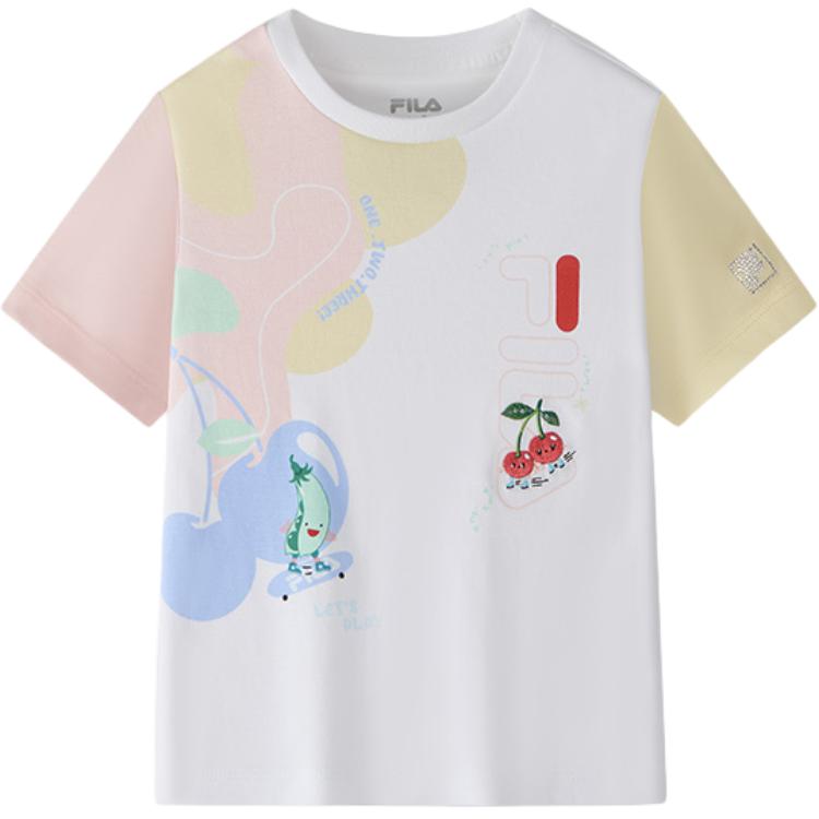 FILA KIDS Футболка Standard белая для детей 3-7 лет