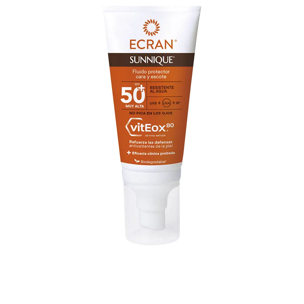 

Солнцезащитный крем Ecran Sunnique Fluido Protector Facial Spf50+ Ecran, 50 мл