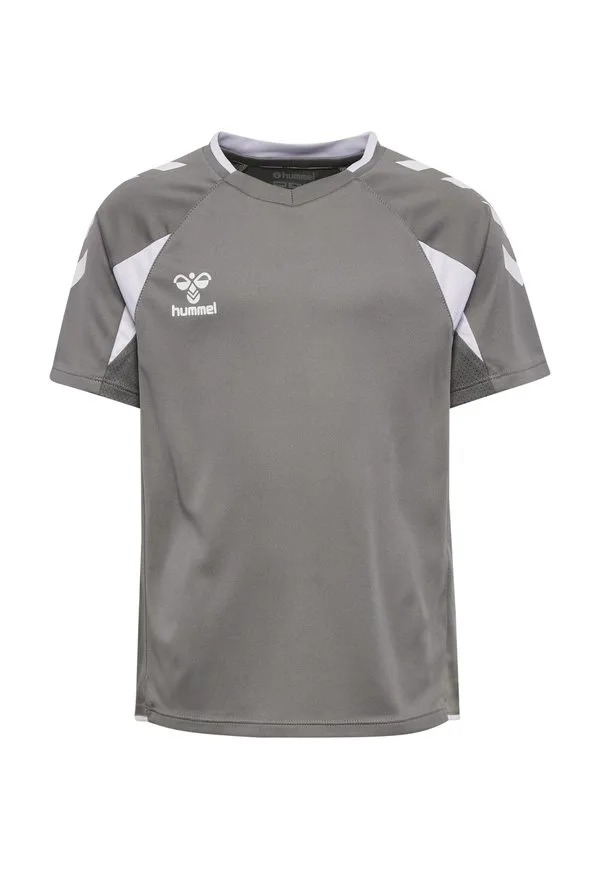 Футболка с коротким рукавом и принтом hmlcore 2.0 Hummel, Steel Gray White