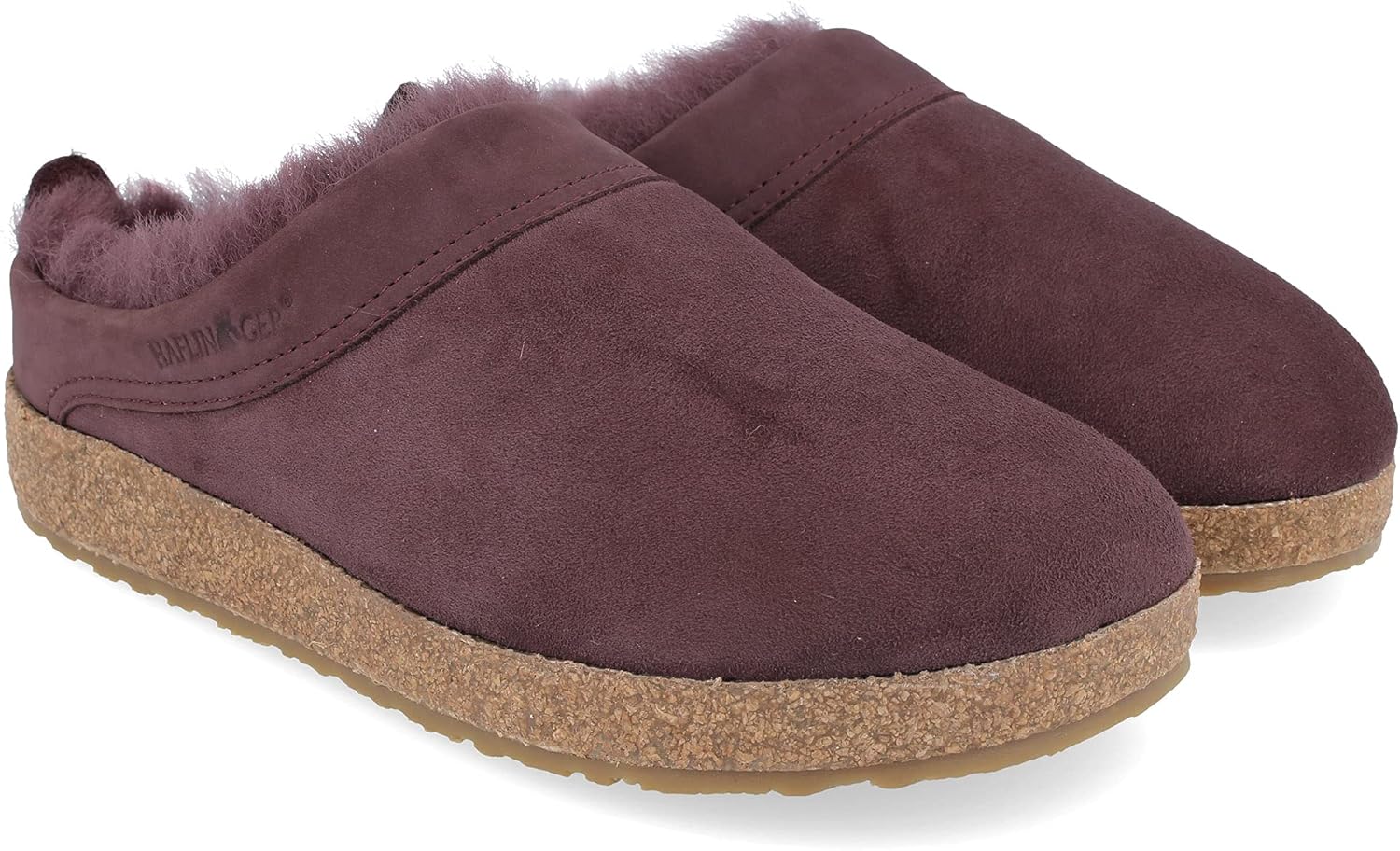 Сабо унисекс HAFLINGER Snowbird из овчины, сиреневый — фото 3