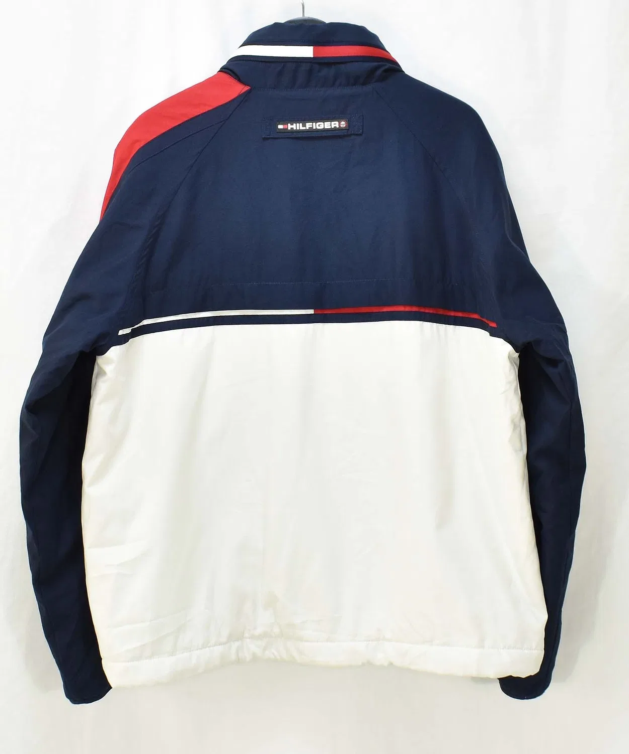 Винтажная куртка Tommy Hilfiger логотип полиэстер тёмно-синий — фото 2