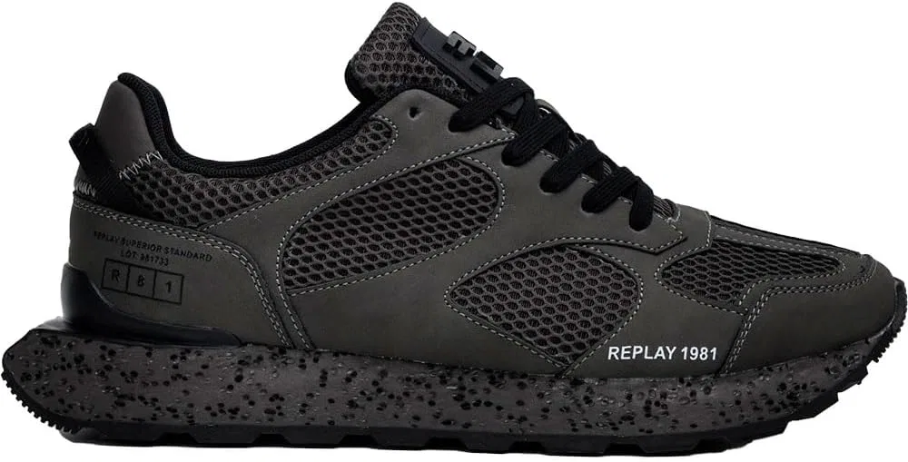 Кроссовки Replay Herren Dean MeshSneaker, 028 Grey — фото 2