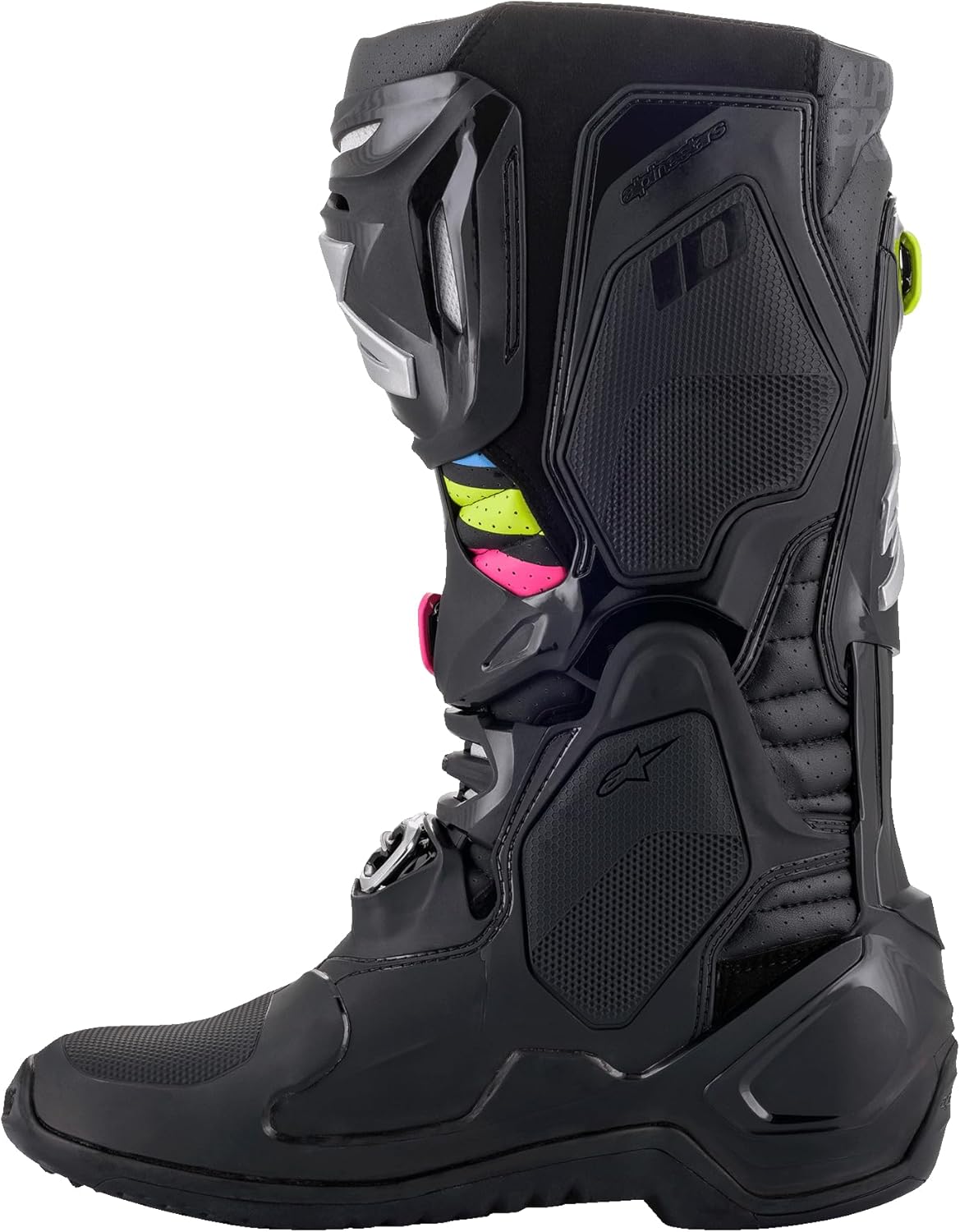 Мотокроссовые ботинки Alpinestars Tech 10 Supervented для мужчин, черный — фото 4