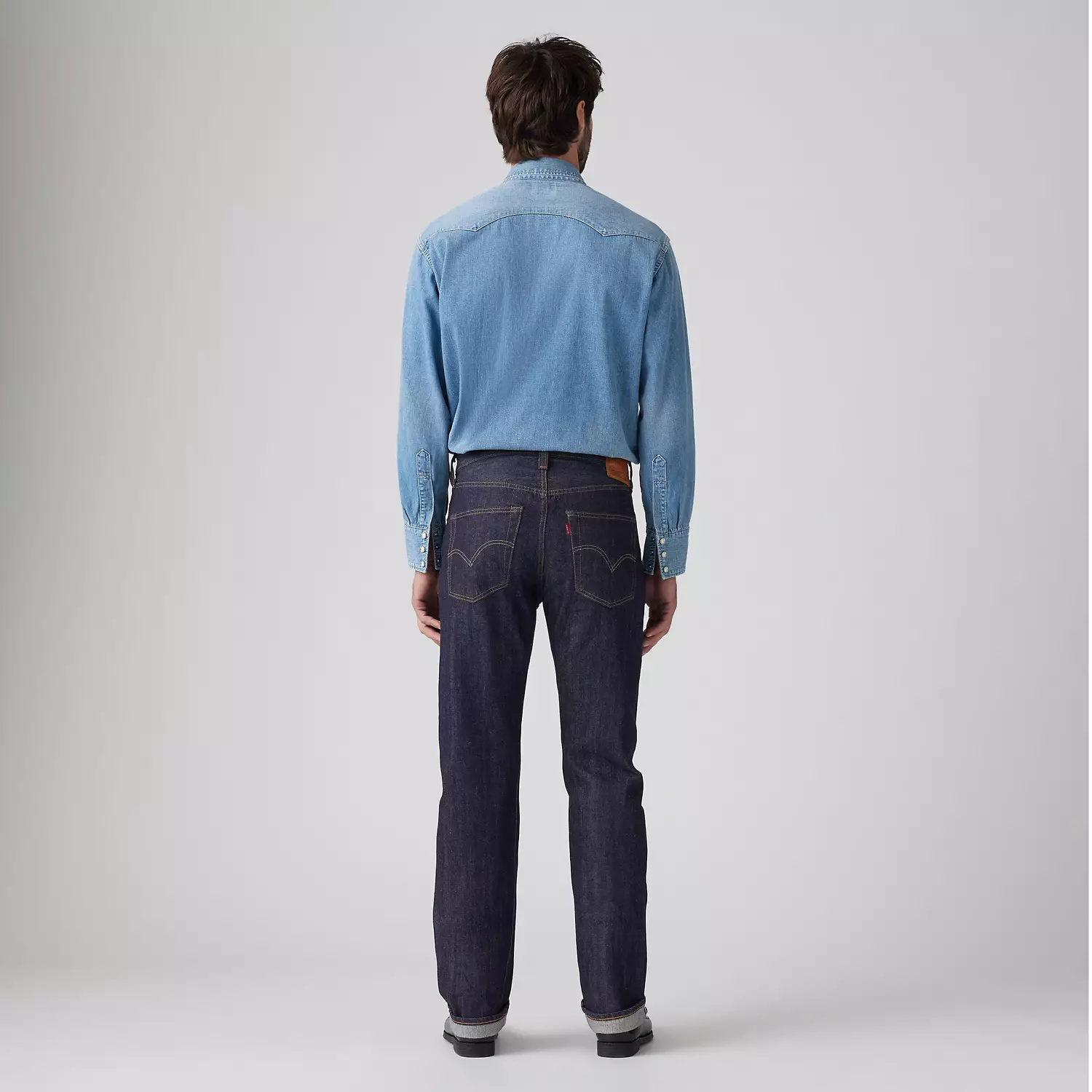1947 501 Оригинальные мужские джинсы Levi's, цвет LVC 1947 Organic Rinse - Dark Wash — фото 3