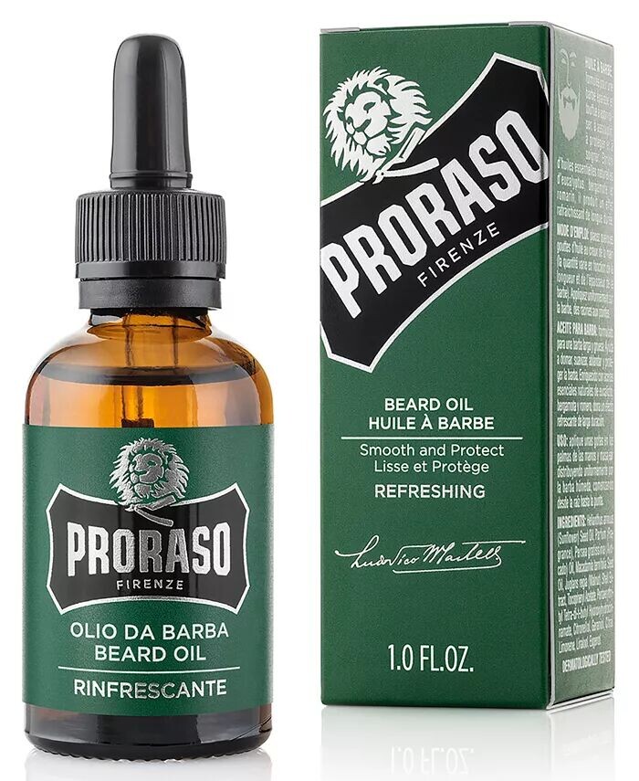 

Масло для бороды – освежающий аромат Proraso