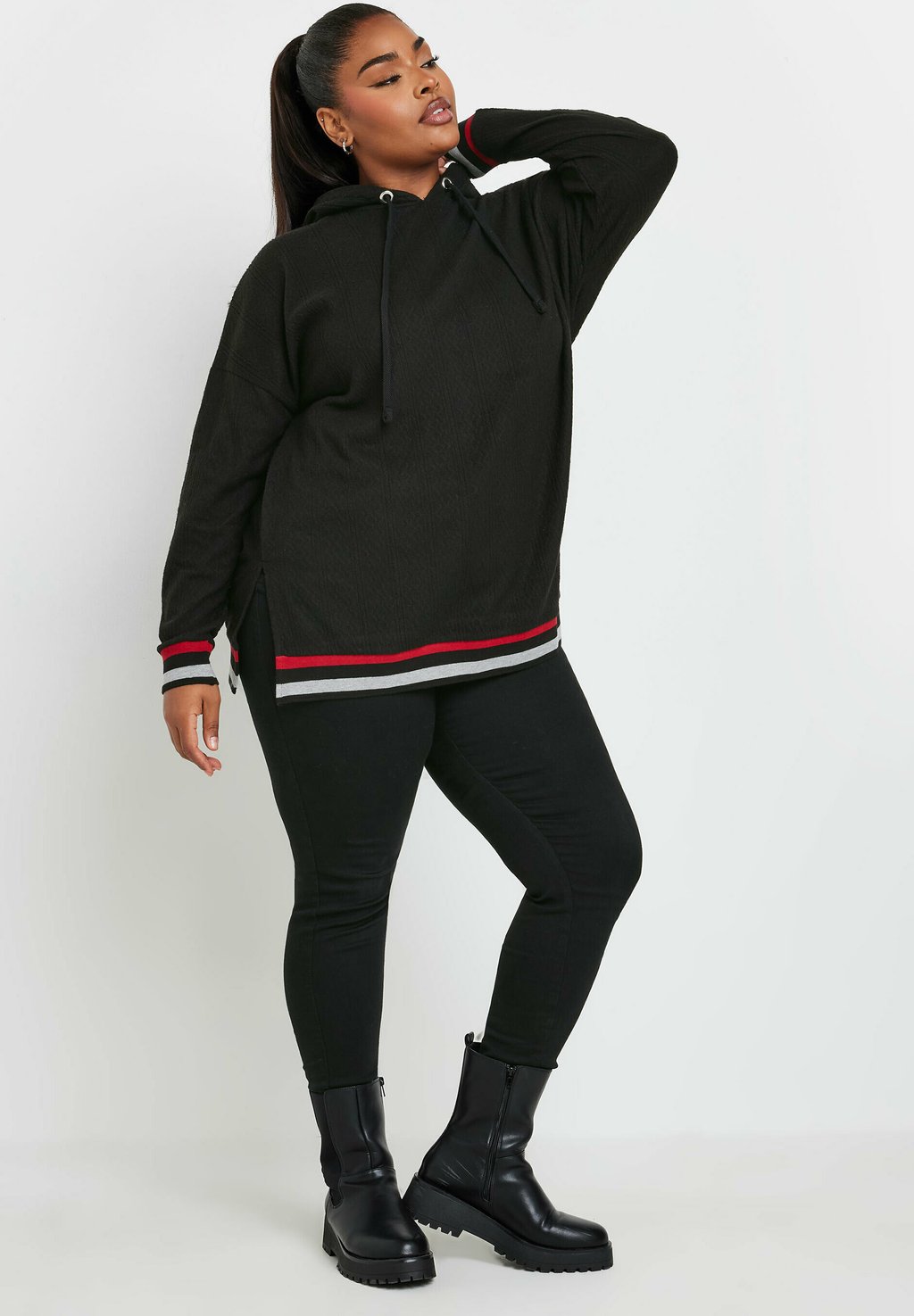 

Толстовка с капюшоном DESIGN Yours Clothing, черный