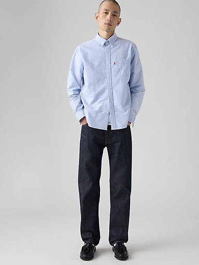 

501 Original Shrink-to-Fit мужские джинсы Levi's, цвет Rigid - Dark Wash - Non Stretch