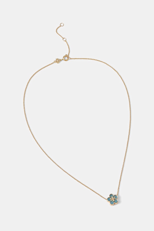 

Позолоченное ожерелье с подвеской «Цветок Киры» Tory Burch, золотой