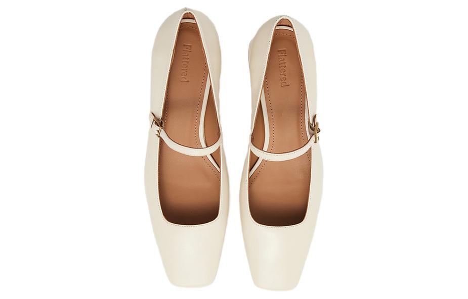 FLATTERED Мэри Джейн на платформе 4 см светло-абрикосовые, цвет Light Apricot — фото 4