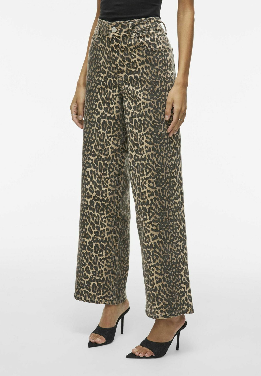 

Мешковатые джинсы HIGH WAIST VILA, черный