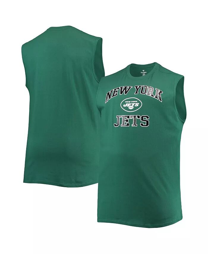 

Мужская зеленая майка New York Jets Big Tall Muscle Profile