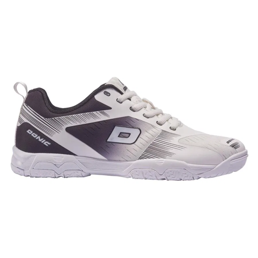 Кроссовки для настольного тенниса «Draven GSX» от Donic, White X Metallic Black — фото 3