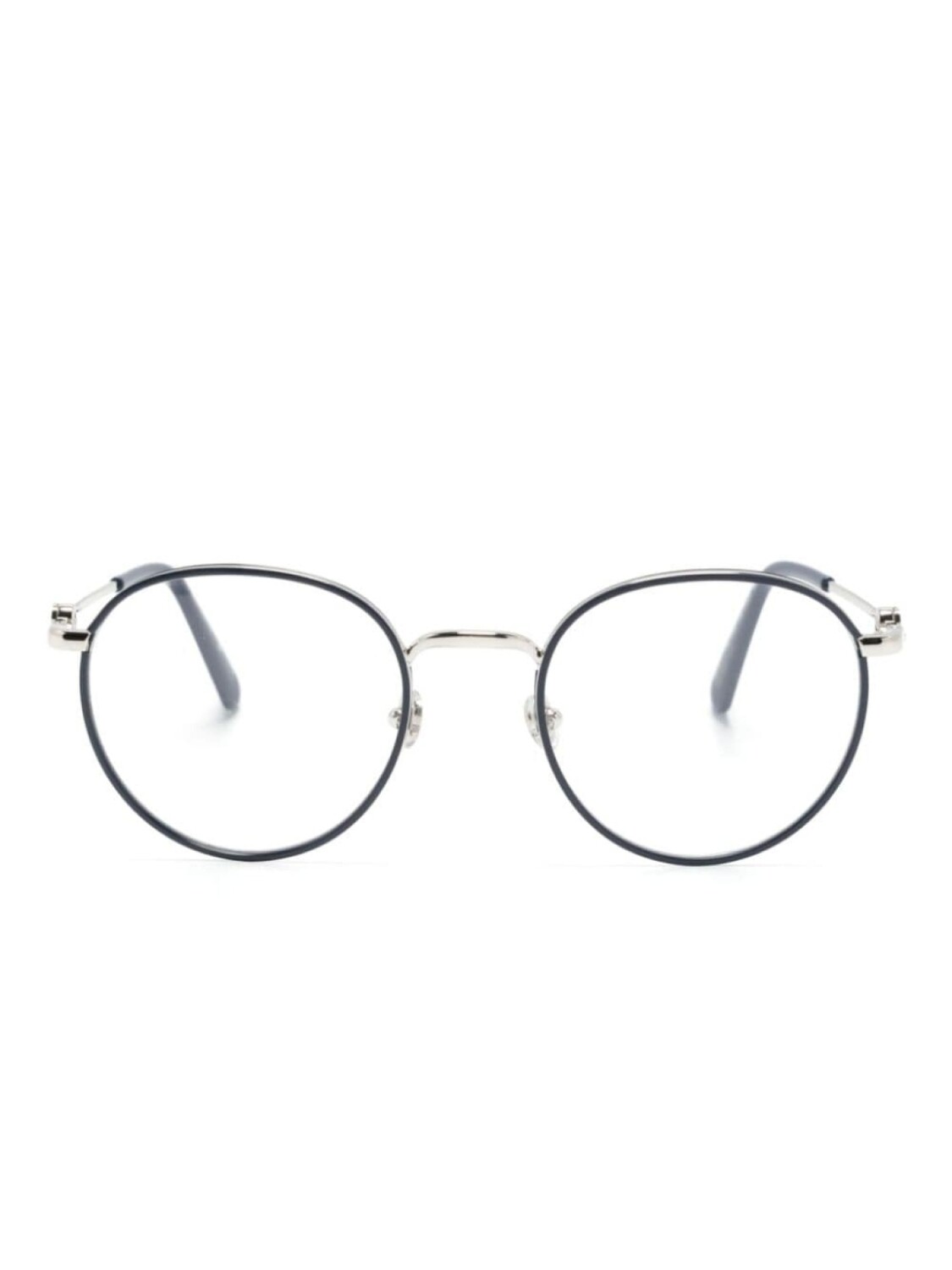 

Moncler Eyewear очки в круглой оправе с логотипом, синий