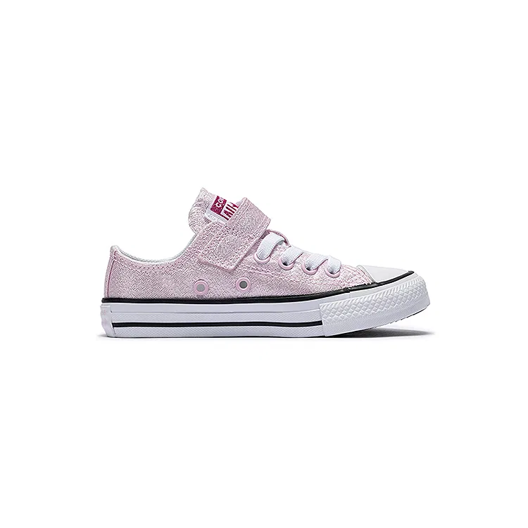 Кеды детские Converse низкие розовые — фото 3