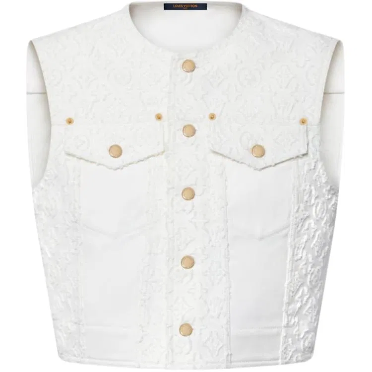 Жилет LOUIS VUITTON SS25 белый