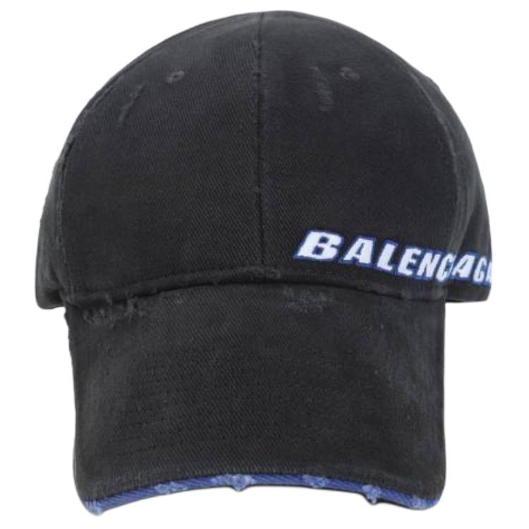 

Кепка Tilted Typo из хлопка Balenciaga, черный