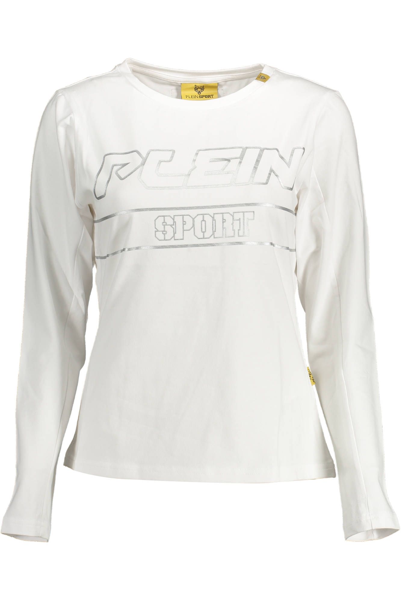 

Белая хлопковая женская футболка Plein Sport