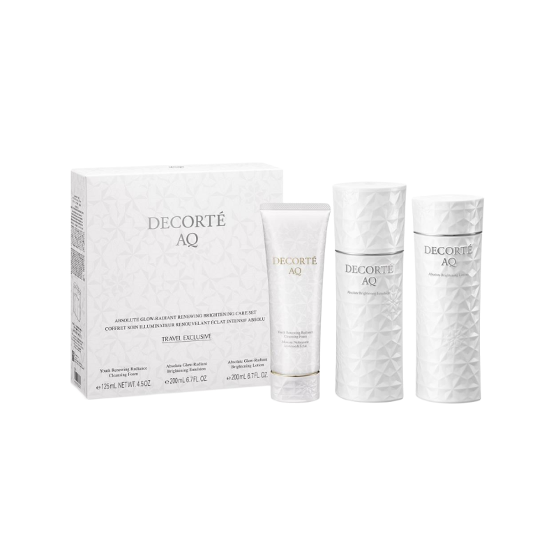Набор для ухода за кожей AQ Revitalizing And Firming Moisturizing Skincare Sets Brightening Cleaning DECORTE, cleansing cream 125g+lotion 200ml+toner 200ml — фото 3