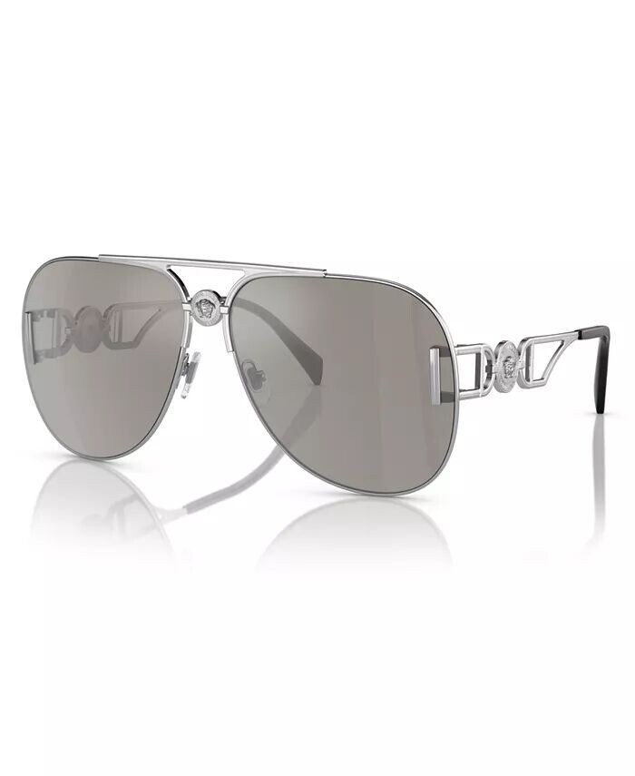 

Солнцезащитные очки унисекс, зеркало VE2255 Versace, серебро