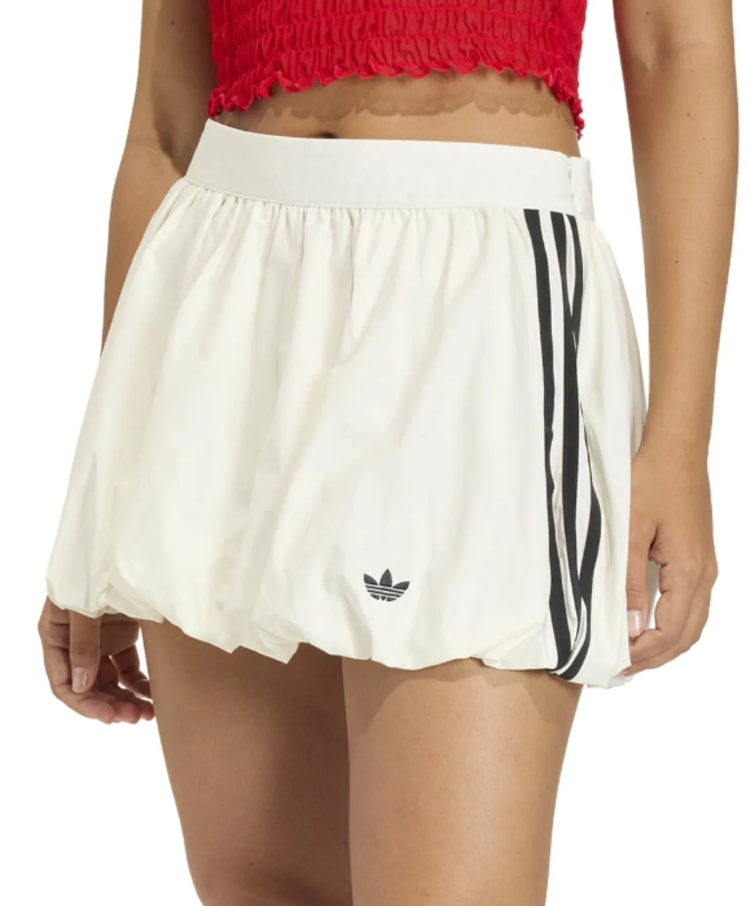 Юбка баллон из полиэстер adidas BALLOON SKIRT белая