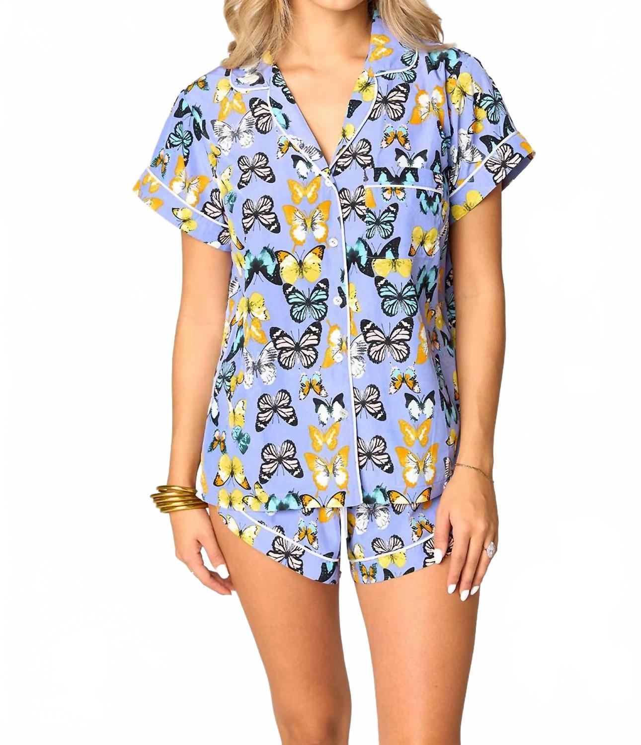 

Пижамный топ Aurora синего цвета Buddylove, синий