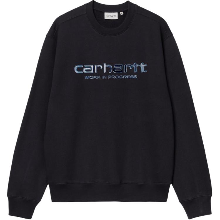 

Солнечный хром свитшот Carhartt WIP, черный