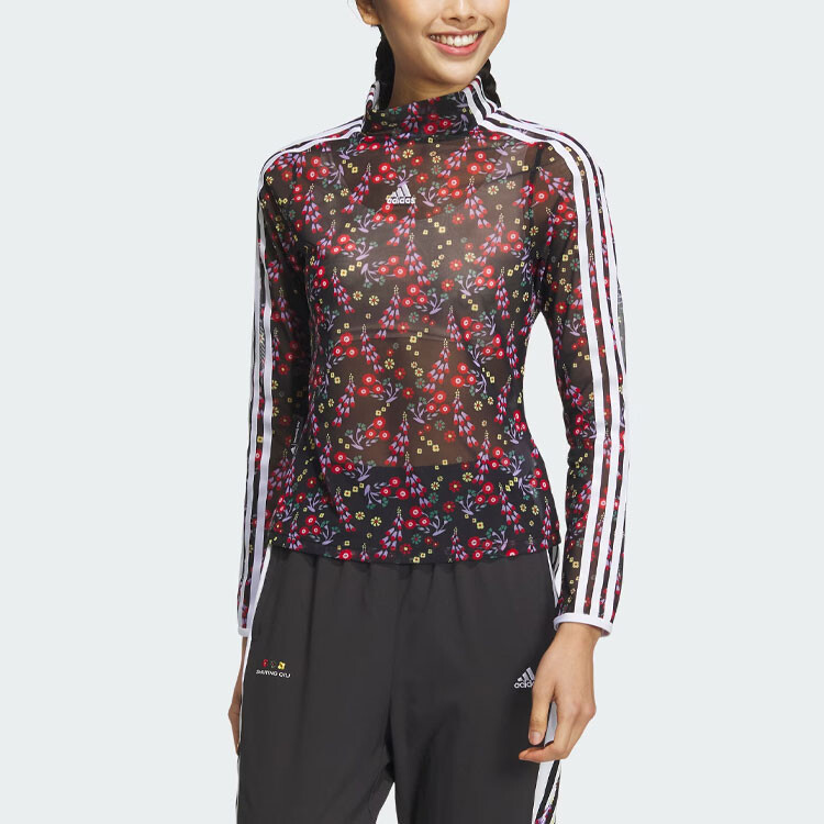 Футболка X SHUTING QIU Co-branded Series женская черная Adidas — фото 2
