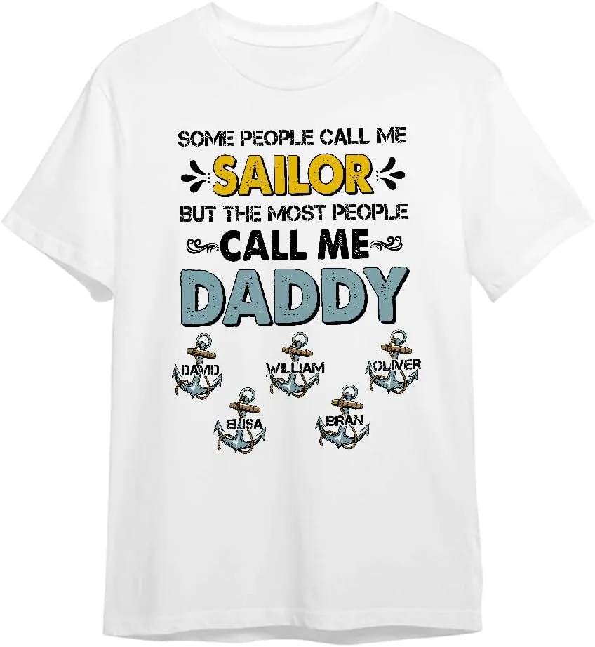 

Футболка Sailor Dad с якорями для папы