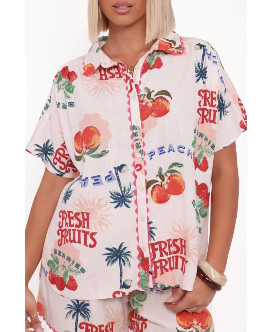 

Женская футболка Lars с коротким рукавом Petal and Pup, Tutti frutti