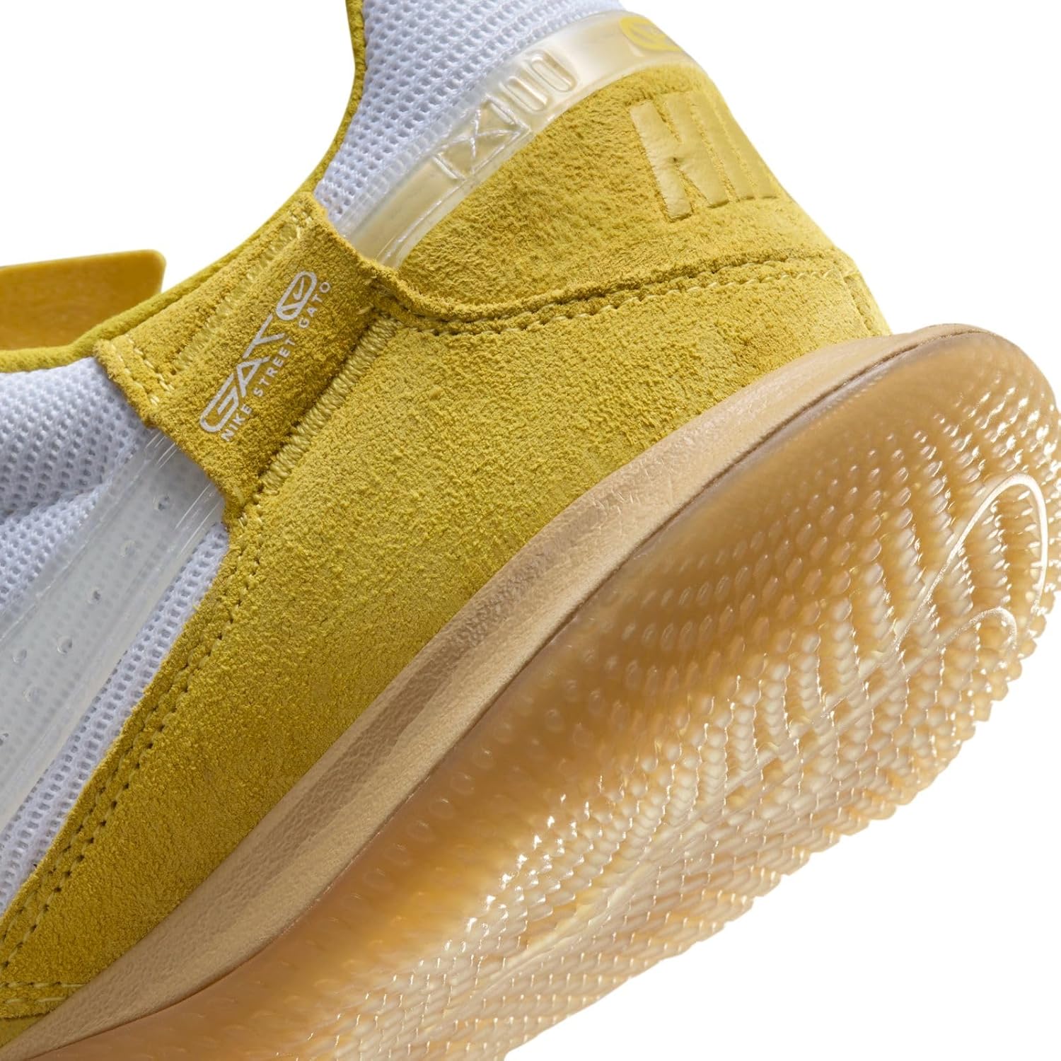 Мужские футбольные низкие кроссовки Nike, Saturn Gold White Gum Light Brown — фото 4