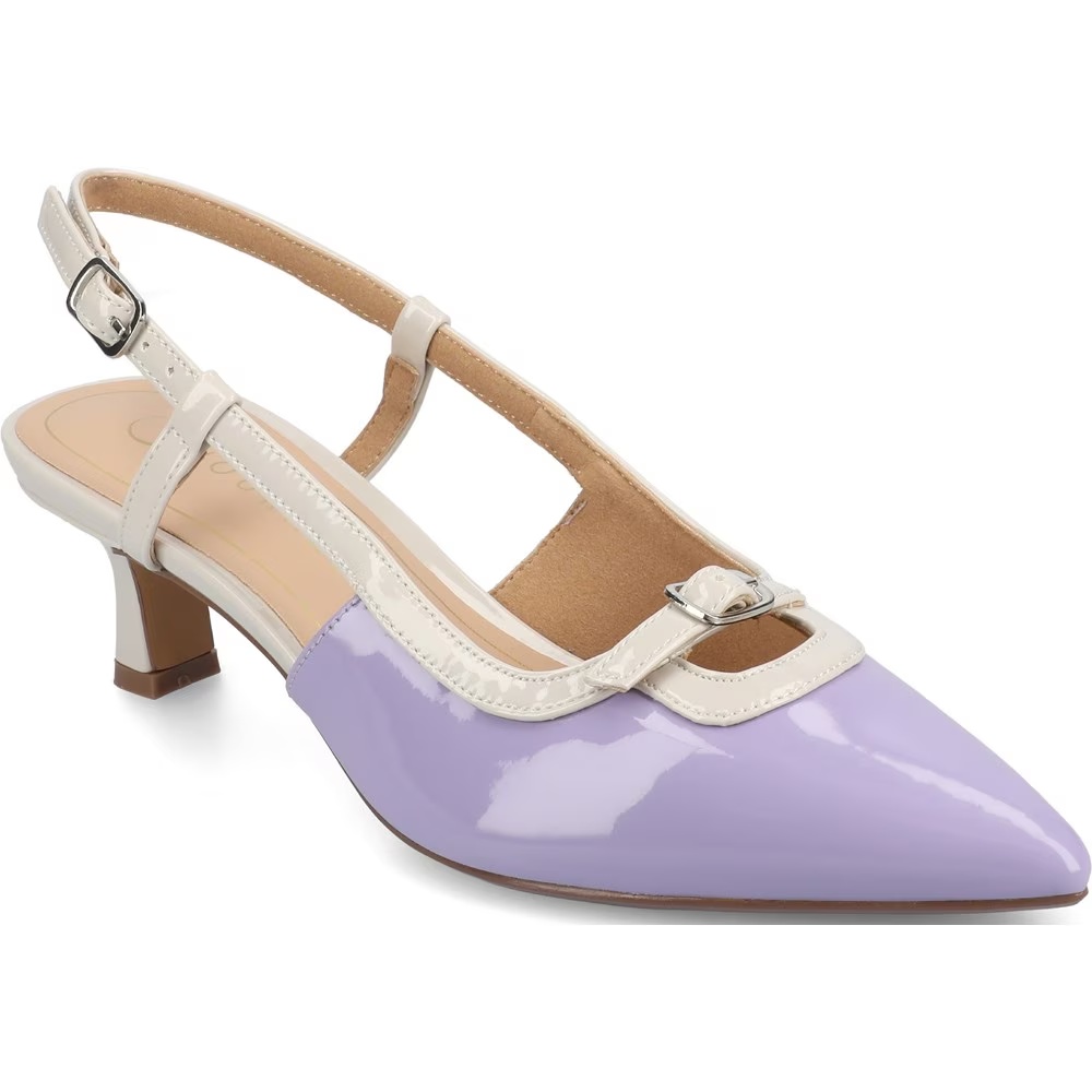 Туфли на ремешке Padma Journee, patent/lilac