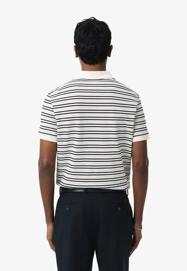 Рубашка поло Lacoste, Noir Blanc Xi — фото 3