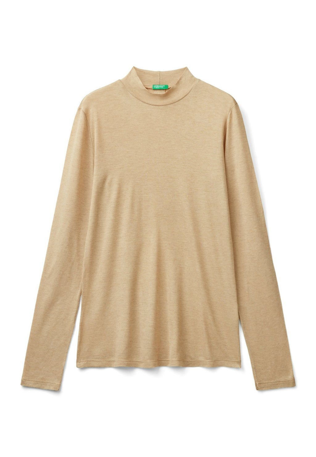 

Топ с длинными рукавами TURTLENECK United Colors of Benetton, бежевый