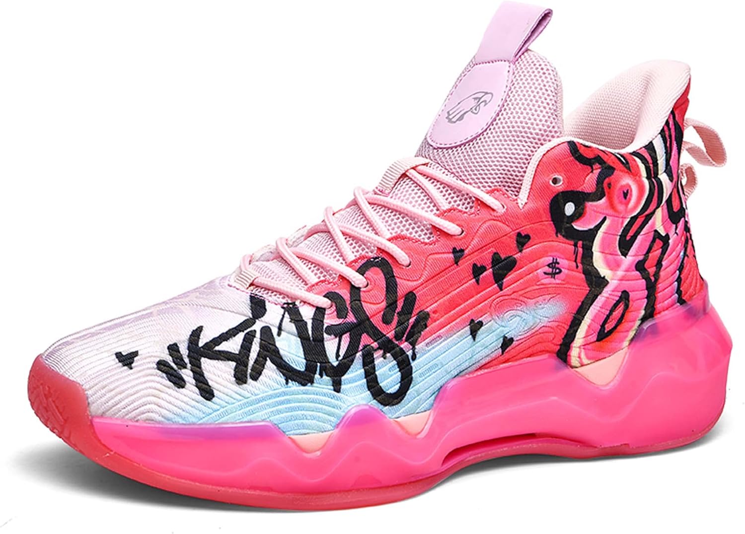 

Мужские баскетбольные кроссовки Hopelong High Upper, дышащие, с нескользящей подошвой, для улицы, с амортизацией, высокие, для тренировок, с высокими голенищами, для мальчиков, стильные баскетбольные кроссовки с кнопками (размер 5-11), зеленый