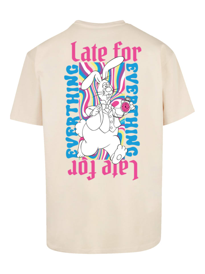 

Футболка большого размера Алиса в стране чудес песочного цвета F4NT4STIC, Бежевый, Футболка большого размера Алиса в стране чудес песочного цвета F4NT4STIC