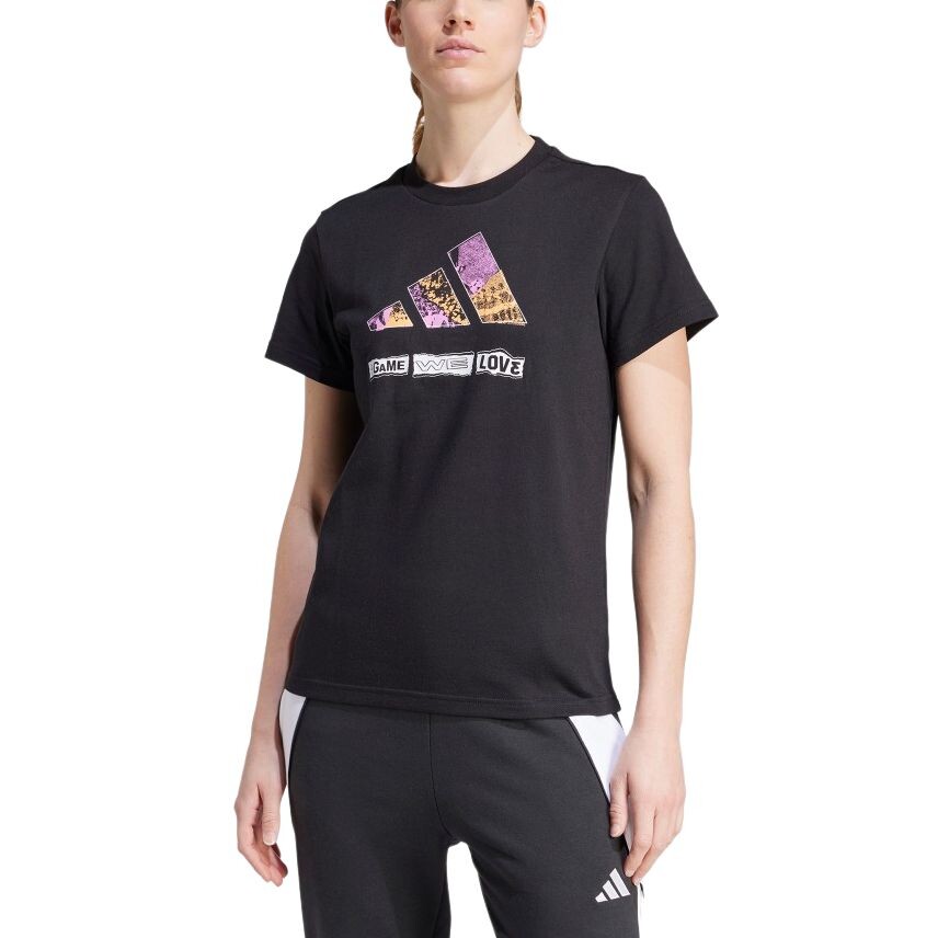

Футболка женская черная Adidas