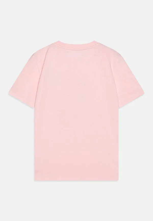 Детская футболка унисекс с принтом Guess, Candy Pink — фото 2