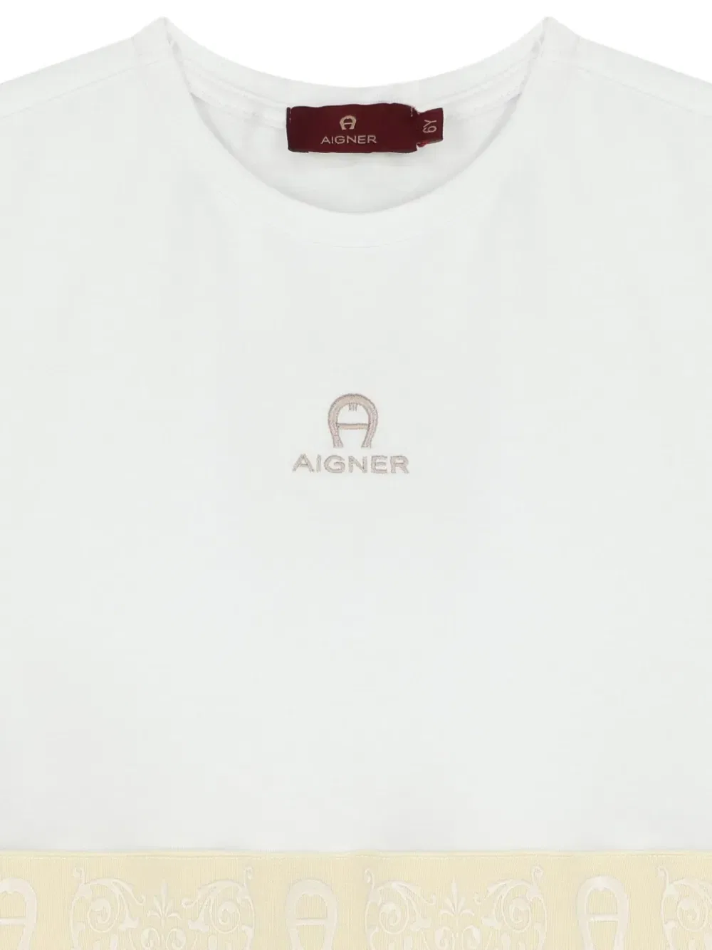 Платье с круглым вырезом Aigner Kids, белый — фото 3