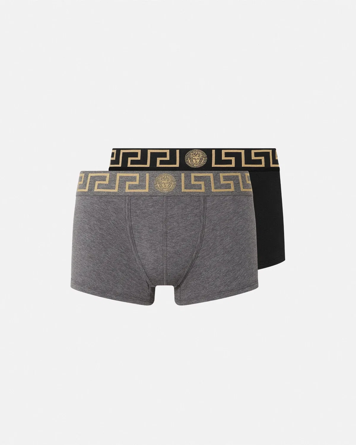 Комплект из двух боксеров с бордюром Greca VERSACE, черный