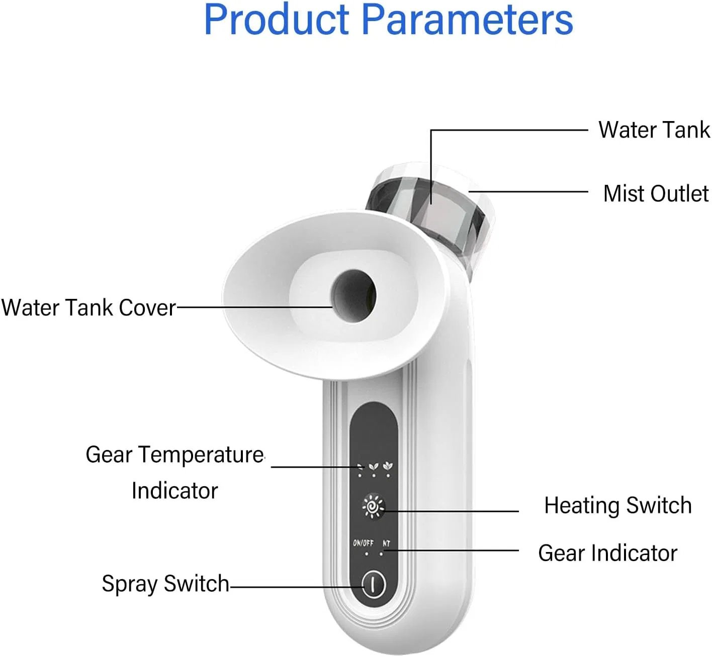 Нано-распылитель для глаз и лица Nano Mist Sprayer Zjchao — фото 2